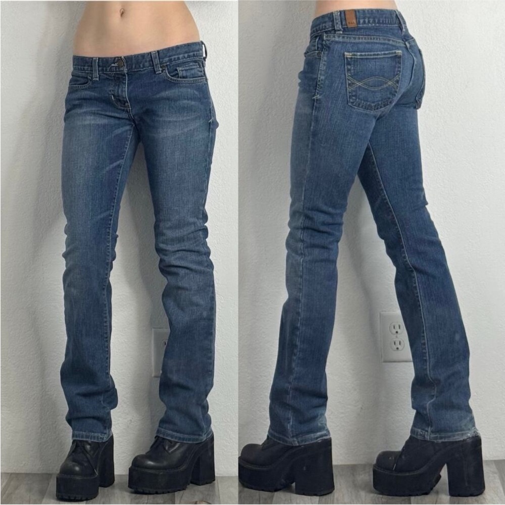 Y2K Abercrombie & Finch Low Rise Straight Leg Jeans Size 4